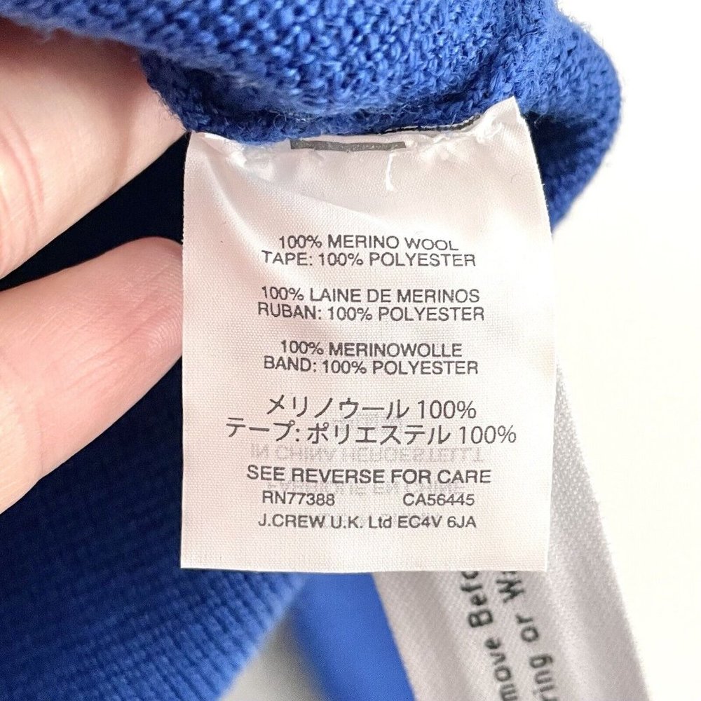 J. Crew Royal Blue Crewneck Sweater - Picture 4 of 7